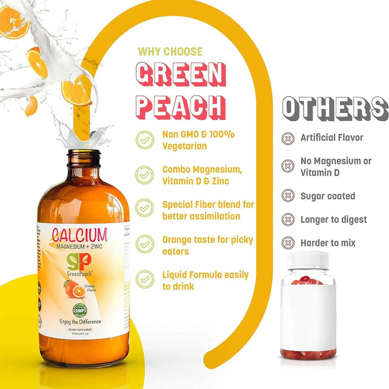 Liquid Calcium + Magnesium, Zinc & D3