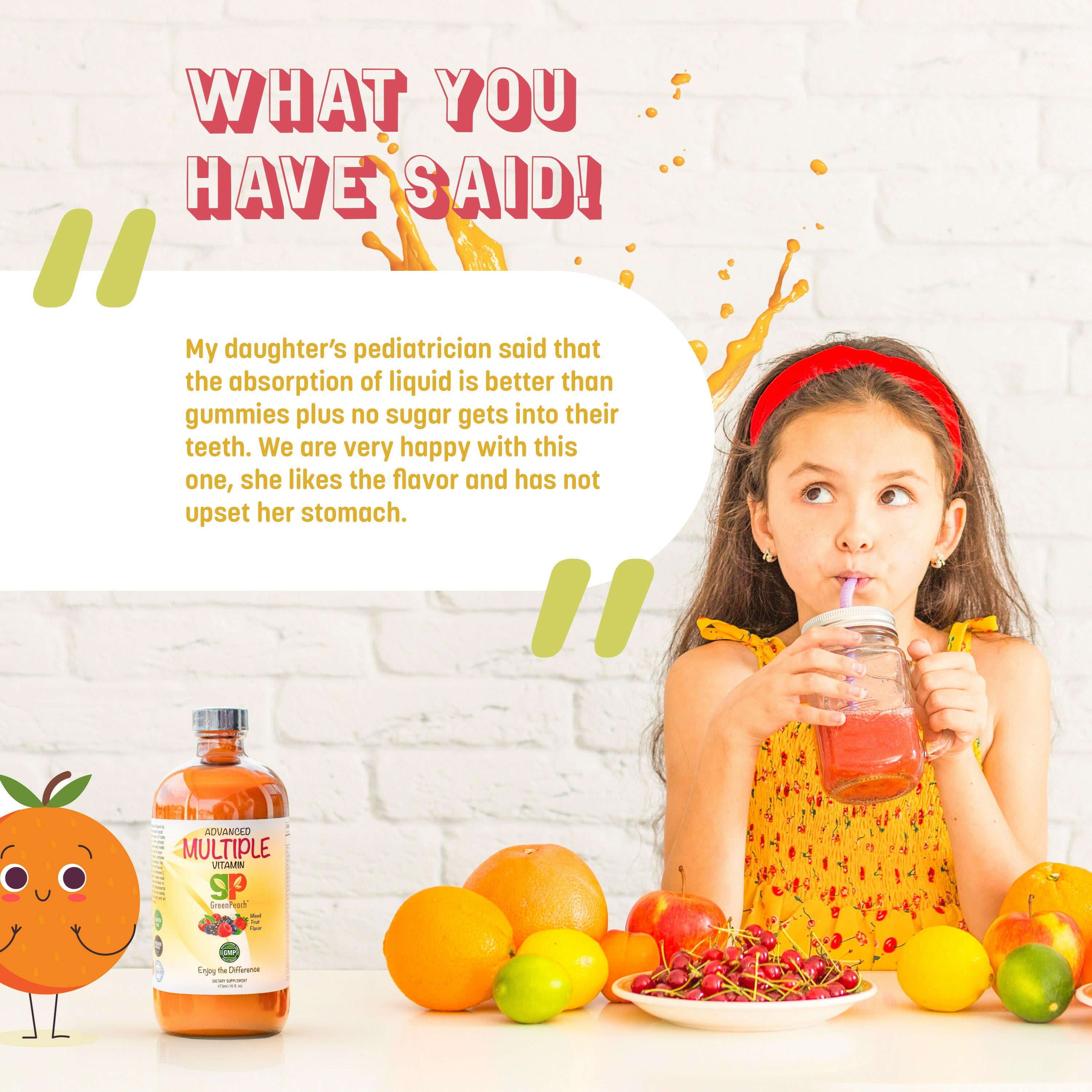 Liquid multivitamin for kids - essential nutrients for children's health
