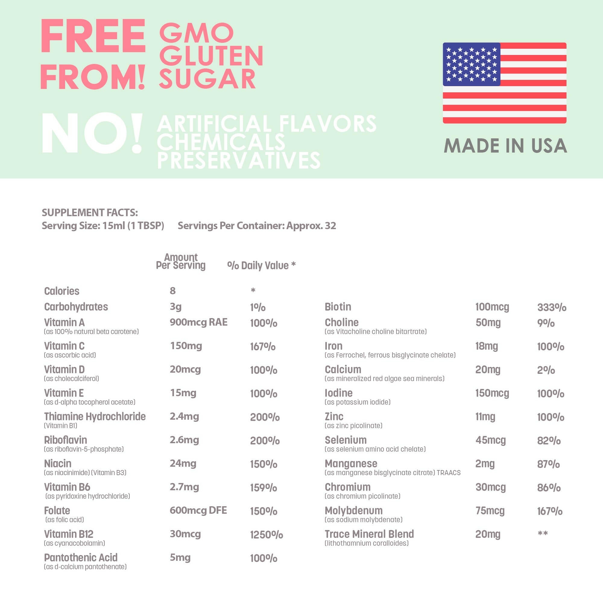 Prenatal Whole Food Nutrient Formula.